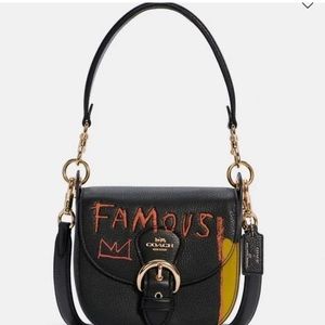 Coach X Jean-Michel Basquiat Kleo famous Shoulder Bag 17
